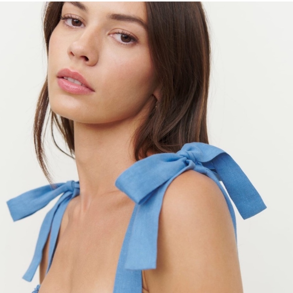 Reformation Blue Mini Dress - Picture 3 of 5